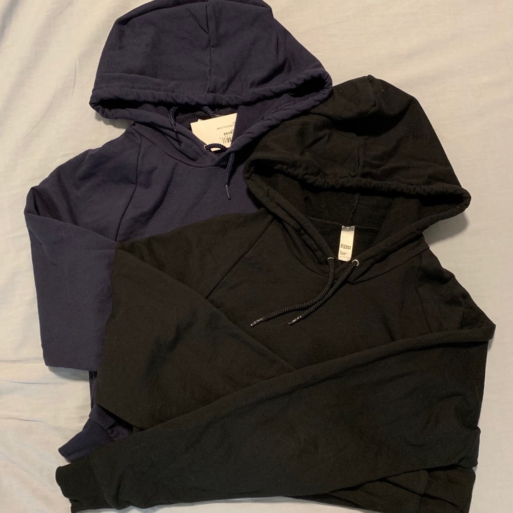 Two California Fleece Pullover Hoodie, size S